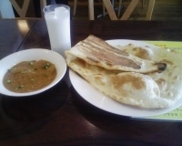 「ビーフカレー（ナン）[ランチセット]」@SHUKIHIの写真