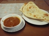 「ランチ（マトンカレー+ナン） 【680円】」@カラチの空の写真