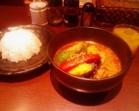 「ベジタリアンのスープカレー（2ボーガ）」@SHANTi 池袋店の写真