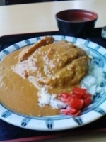 「カツカレー650円」@青海食堂の写真