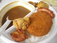 「菜の花カレー400g 2辛 ココチキ280円 あと貰いトッピング」@カレーハウスCoCo壱番屋 JR小岩駅南口店の写真