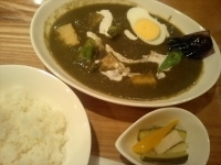 「ホウレン草カレー（1100円）」@Sai-yaの写真