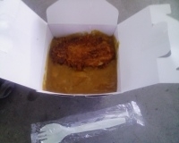 「ひれ勝つカレー」@とんかつ大町の写真