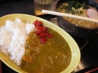 「カレーセット」@ゆで太郎 新橋5丁目店の写真