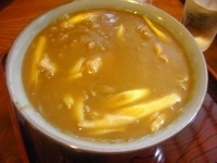 「自家製カレー南ばん手打ち大盛り940円」@本造りそば善初流 中村の写真