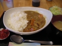 「カレーライス600円」@味花の写真