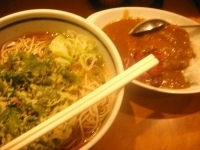 「カレーセット」@蕎麦一心たすけ 大門店の写真