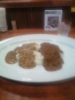 「ハーフ & ハーフ」@辛口カレー・マンチャゴ 広島店の写真