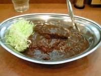 「ハンバーグカレー」@カレーの市民 アルパ 加賀カレー 船場店の写真