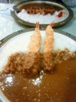 「エビフライカレー」@神戸浪漫の写真