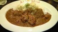 「骨付きとりカレー」@あとりカレーの写真