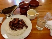 「ポークカレー（￥900）（ソース大盛りで￥1,100）+ライス大」@スマトラカレー共栄堂の写真