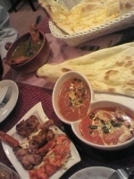 「スペシャルディナーセット、海老グリーンカレースープ」@ビニタ 門前仲町店の写真