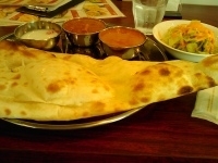 「Cセット（ナン、ラッシー、辛口）」@ティルマの写真