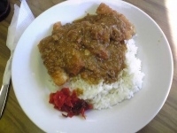 「カツカレー」@スイス 国会記者会館1階食堂の写真