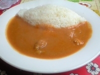 「チキンカレー 辛口」@ロイヤルインドレストラン 三篠店の写真