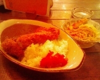 「カツカレー」@カントリースポット ブロンコの写真