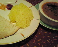 「本日のカレー（海老） 1050円」@インド料理 ボンベイカフェの写真