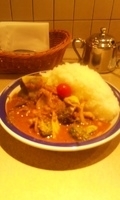 「野菜カレー（ライス大盛・辛さ10倍）」@カリーライス専門店 エチオピア 本店の写真