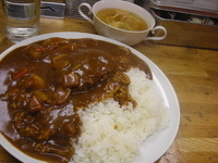 「ランチハンバーグカレー中辛840円」@カレーショップ アルーの写真