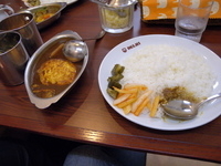 「カシミールカレー+フライドエッグ（900+100円）」@新川デリーの写真