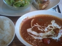 「日替わりカレープレート（シーフードカレー、キッシュ、サラダ、スー」@Sai-yaの写真