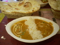 「2色カレーライスセット（チキンカレー+野菜カレー）」@ビニタ 門前仲町店の写真
