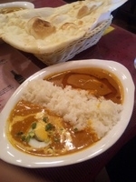 「2色カレーセット（キーマカレー+マトンカレー）」@ビニタ 門前仲町店の写真