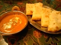 「エッグバターマサラカレー@チーズナン@チャイ」@ジャイヒンド 笹塚店の写真