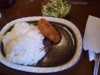 「コロッケカレー 900円」@CURRY・HOUSE 1/2の写真