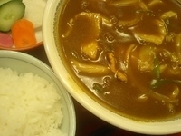 「カレーうどんご飯セット（1197円）」@ばんどう太郎 白井店の写真