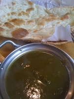 「Bセット、ほうれん草とマトンのカレー（￥780）」@シンドールの写真