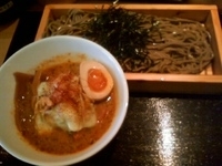 「カレーチーズつけ蕎麦（大大 350g） 880円」@つけ蕎麦 安土 高田馬場本店の写真
