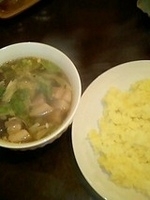 「角煮スープカレー」@無化調ヴィーガンラーメン・カレー 薬膳食堂ちゃぶ膳 東京世田谷下北沢店の写真