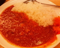 「フレッシュトマトカレー290円（キャンペーン中につき250円）」@松屋 松戸店の写真