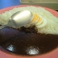 ノーマルカレー大盛り 茹で玉子 プラス
