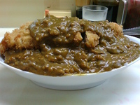 「ジャンボカツカレー」@まんてんの写真