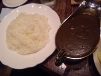 「エビカレー（スープ&ライス大盛り）900円」@キュイボンヌの写真