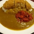 ポークカレー中辛430円（クーポンにてロースカツ無料）