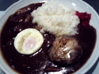 「ハンバーグカレー1,580円+帆立貝のクリームコロッケ630円+」@神田ルー・ド・メール Loup de merの写真