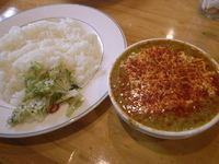 「挽肉カレー 中辛 ￥870」@エムズカリーの写真