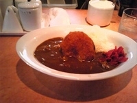 「メンチカツカレー（食後に紅茶またはコーヒー付き）」@SAKE・DININGピッコロの写真