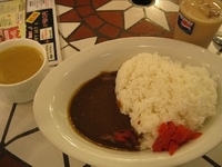 「ランチセットカレー大盛り600円」@cafe&ber リリカルの写真