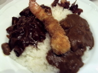 「チキンカレー&ハヤシライスのセット1,800円+海老フライ1,5」@厳選洋食さくらいの写真