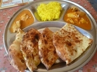 「デリーセット（1200円）+野菜ナンに変更（200円）」@New Delhiの写真