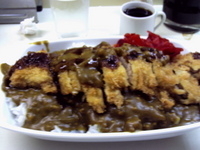 「カツカレー 600円」@まんてんの写真