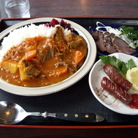 「鹿肉カレー1,000円」@松風の写真