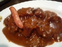 「カツカレー（780円）+串揚げ（300円）」@東インドカリーの写真