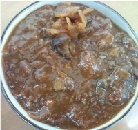 「一口カレー（サービス）」@MENYA 食い味の道有楽の写真