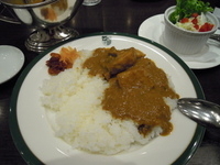 「インドカリー1,300円+コールスロー100円+消費税=1,47」@新宿中村屋 インドカリーの店 丸井北千住店の写真